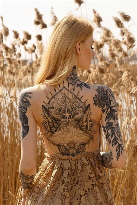 back full tattoo|full back tattoo girl.